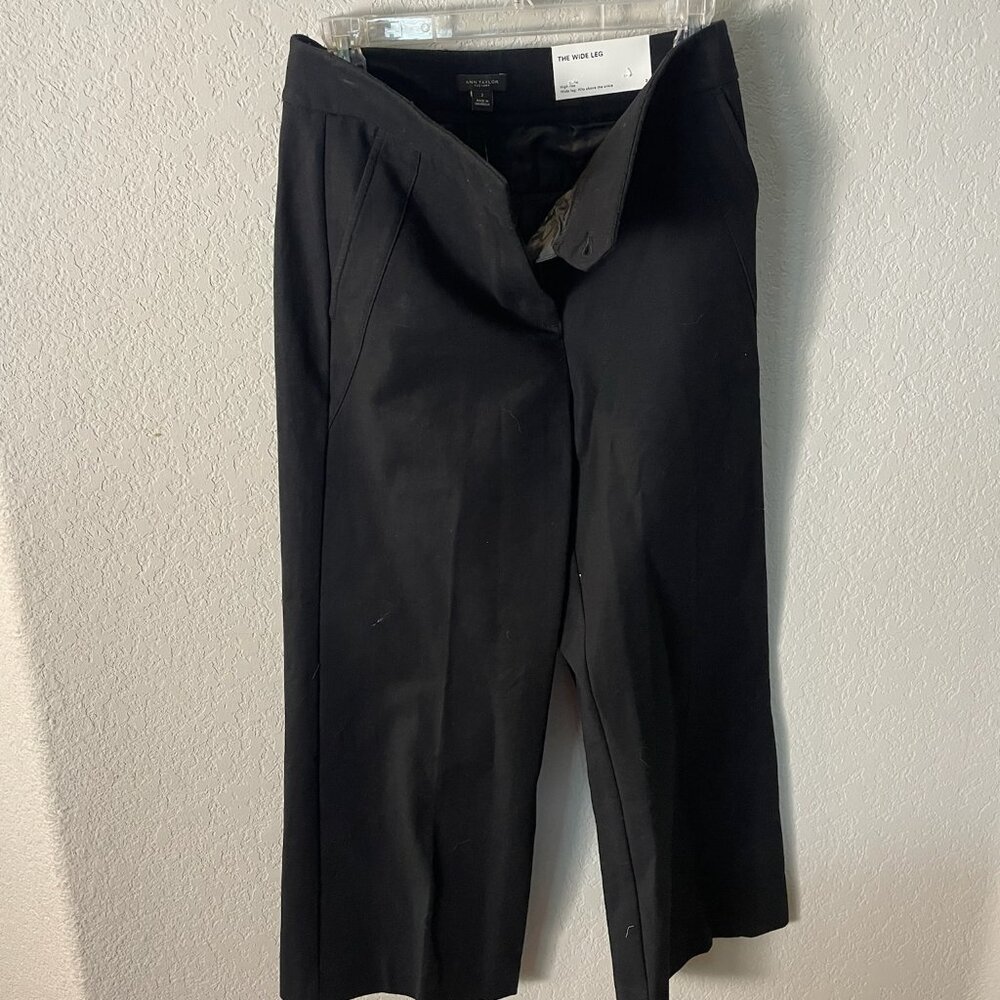 Cropped Wide Leg Dress Pants Ann Taylor